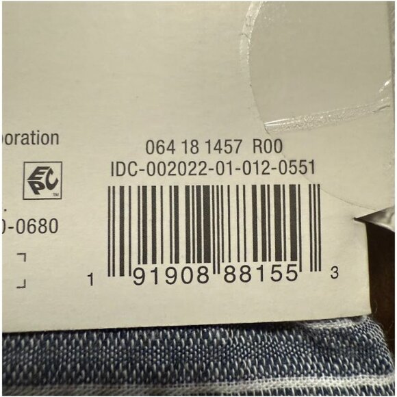 Threshold Nautical Shower Curtain Ombre Blue - Picture 8 of 8